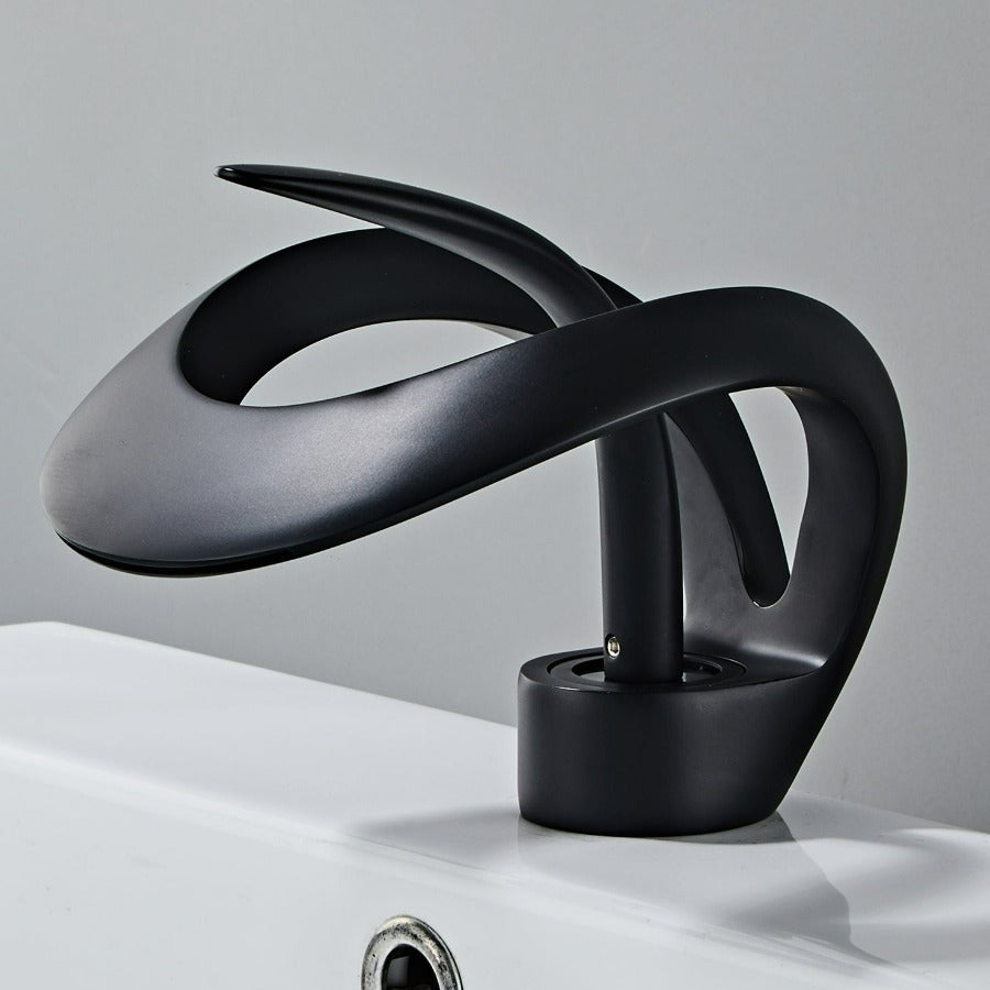 Zina - Modern Curved Bathroom Faucet