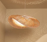 Modern Bamboo Woven Pendant Light