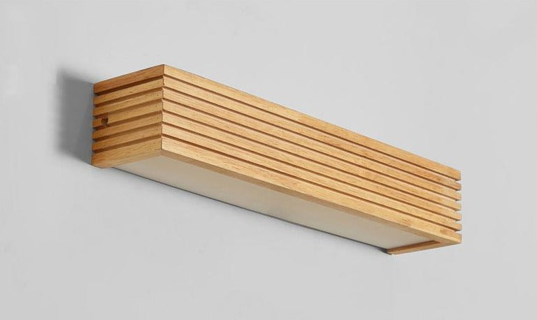 Emica - Modern Japanese Wooden Wall Lamp