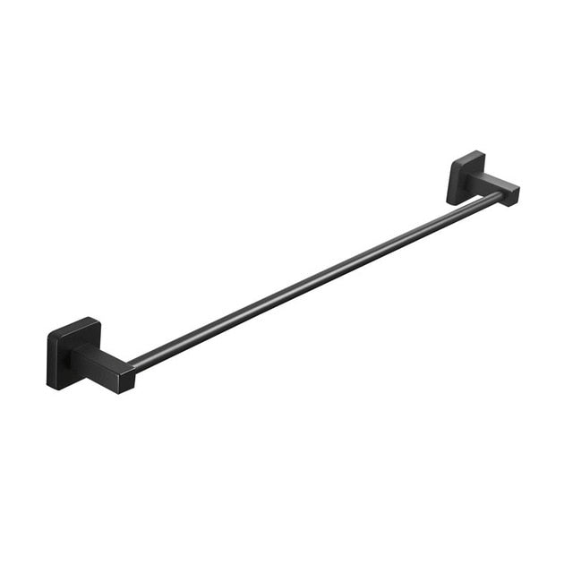 Black Stainless Steel Bathroom Hardware Set