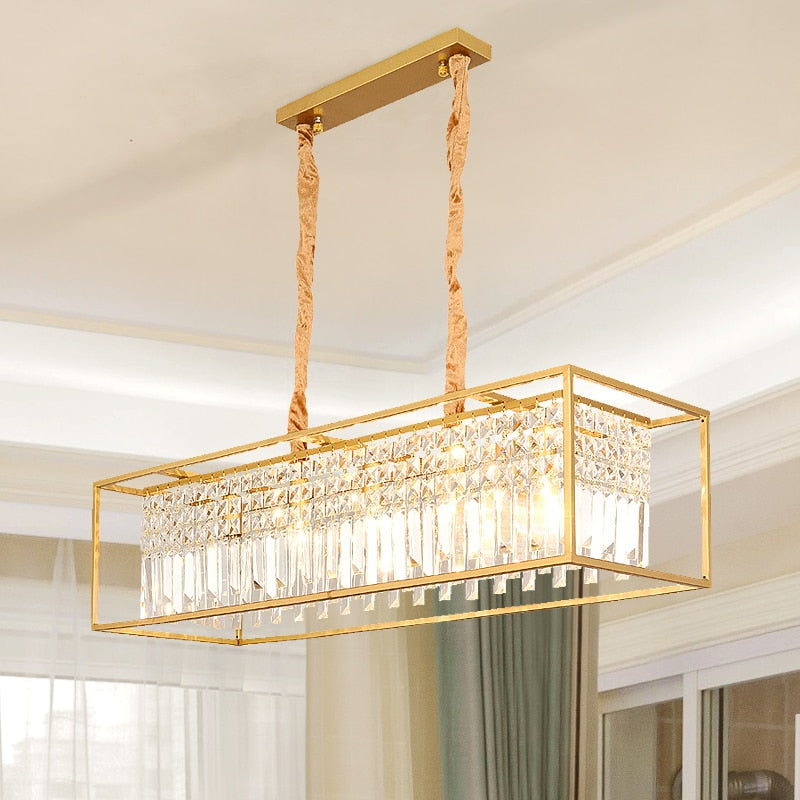 Irvin - Modern Glass Crystal Chandelier