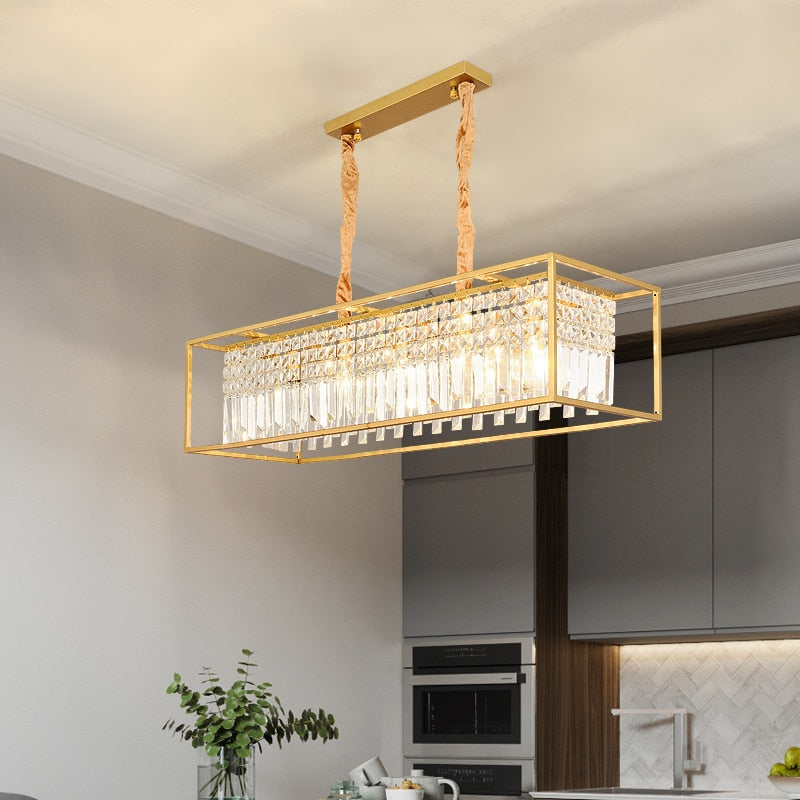 Irvin - Modern Glass Crystal Chandelier