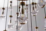 Raindrop Round Chandelier 47"