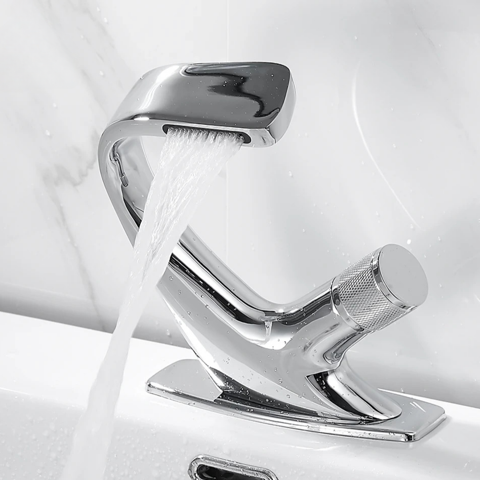 Felton - Modern Curved Bathroom Faucet