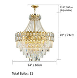 Caspian - Luxury Glass Crystal Chandelier