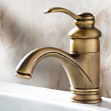 Elijah - Rustic Brass Bathroom Faucet