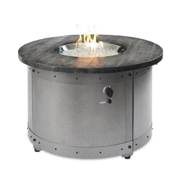 The Outdoor GreatRoom Company Edison 41-Inch Round Gas Fire Pit Table (ED-20)