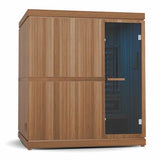 Finnmark Designs Trinity 4-Person Infrared & Traditional Steam Sauna | FD-KN005