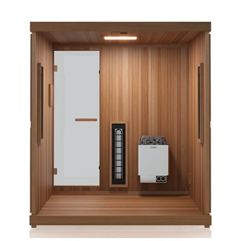 Finnmark Designs Trinity 4-Person Infrared & Traditional Steam Sauna | FD-KN005