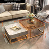 Gold/Black Nordic Coffee Table For Living Room