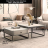 Gold/Black Nordic Coffee Table For Living Room