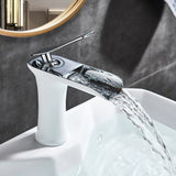 Ames - Modern Waterfall Bathroom Faucet