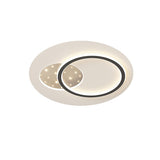 Round Minimalist Acrylic LED Ceiling Light For Living Room, Bedroom