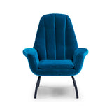 Bellini Modern Living Alberto Accent Chair Blue Alberto BLU