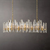 BONNINGTOD Crystal  Rectangle Chandelier 54"