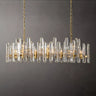 BONNINGTOD Crystal  Rectangle Chandelier 54"