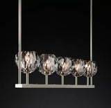 BOULA  DE Crystal Ball Linear Chandelier 48"