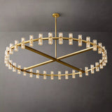 ARCACHOM Crystal Round Chandelier 60"