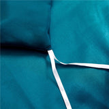 Eloise Aqua Marine Luxury Pure Mulberry Silk Bedding Set