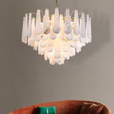 Anthet Spanish Alabaster Luxury Lamp Fixtures, Elegant Chandeliers