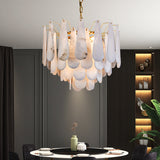 Anthet Spanish Alabaster Luxury Lamp Fixtures, Elegant Chandeliers