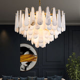 Anthet Spanish Alabaster Luxury Lamp Fixtures, Elegant Chandeliers