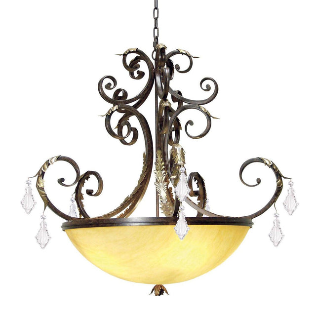 Meyda 43" Wide Serratina Chandelier