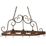 Meyda 46"L Elana 3 LT Pot Rack