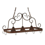 Meyda 46"L Elana 3 LT Pot Rack