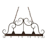 Meyda 46"L Elana 3 LT Pot Rack