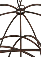 Meyda 43" Globe Rusty Nail Atom Enerjisi 8 LT Chandelier