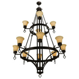 Meyda 46" Wide Savino 12 Light Two Tier Chandelier