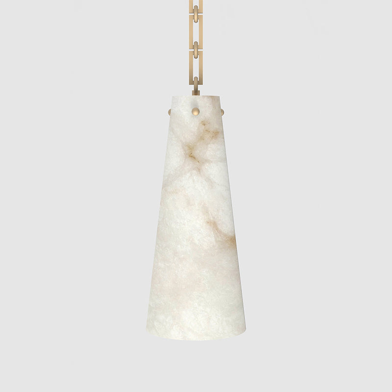 Cassia 5 Lights Handcrafted Alabaster Pendant, Luxury Modern Pendant Light