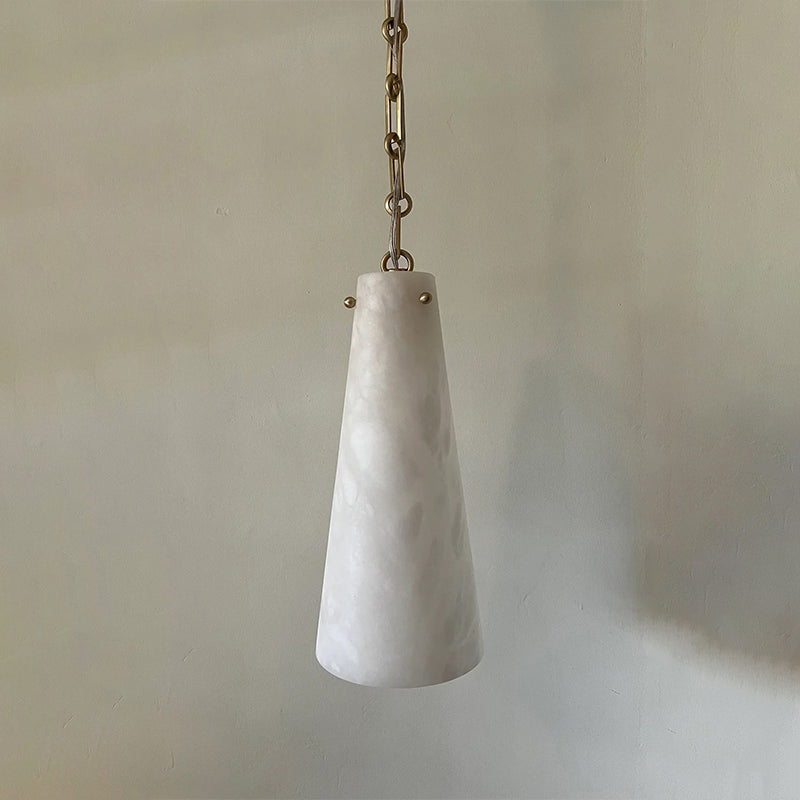 Cassia 5 Lights Handcrafted Alabaster Pendant, Luxury Modern Pendant Light