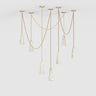 Cassia 7 Lights Handcrafted Alabaster Pendant, Luxury Modern Pendant Light