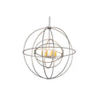 Meyda 43" Globe Nickel Atom Enerjisi 8 LT Chandelier