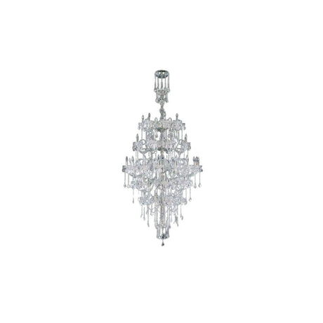 Meyda 43" Wide Clear Maya 51 Light Chandelier