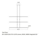 Tik-Tak™ Stack LED Pendant Light