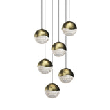 Grapes Six Light Multi Pendant Light