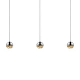 Grapes Three Light Linear Pendant Light