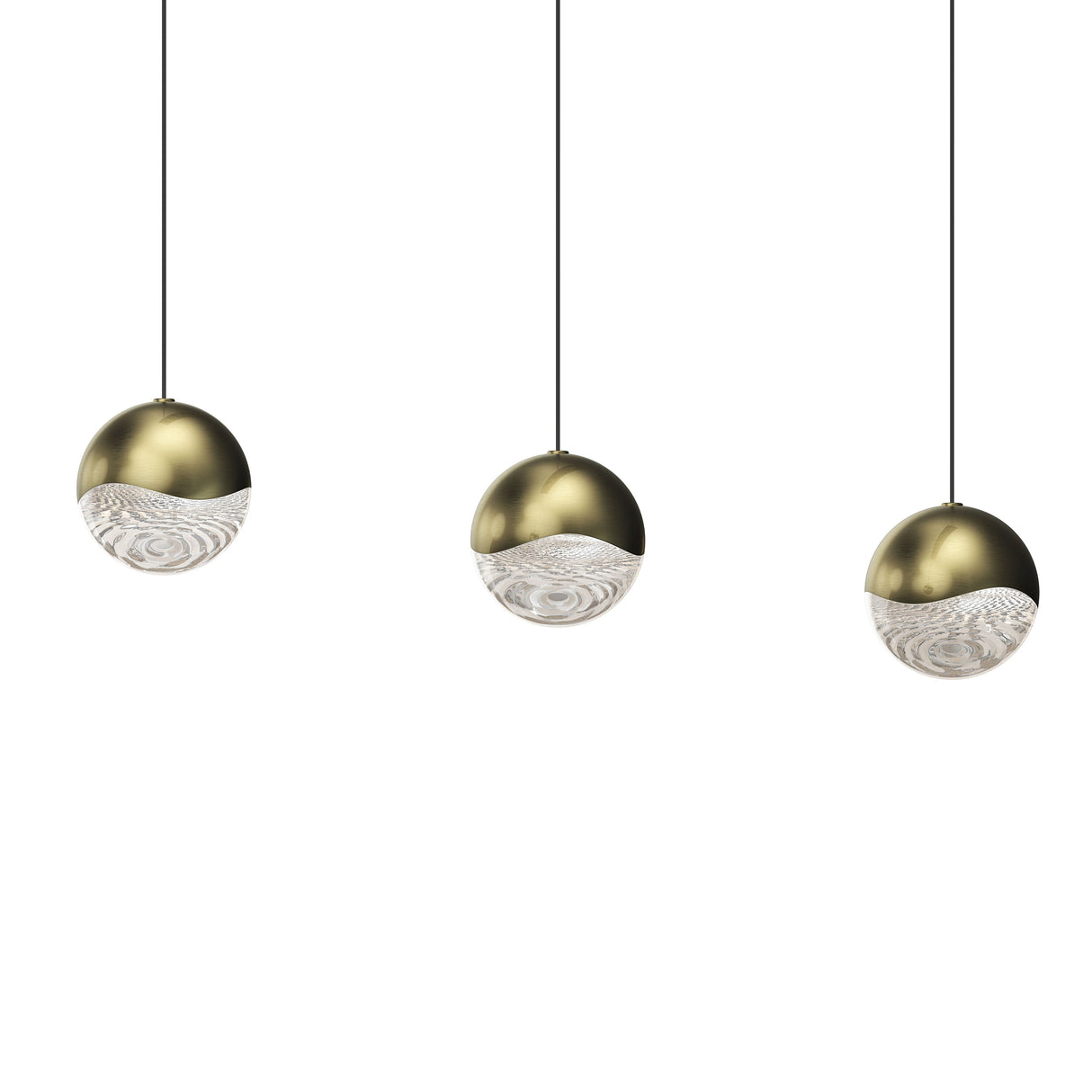 Grapes Three Light Linear Pendant Light