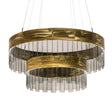 Meyda 43"W Cilindro Illusion Two Tier Pendant