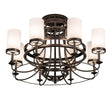 Meyda 46" Wide Saxony 8 Light Chandelier