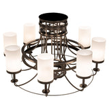 Meyda 46" Wide Saxony 8 Light Chandelier