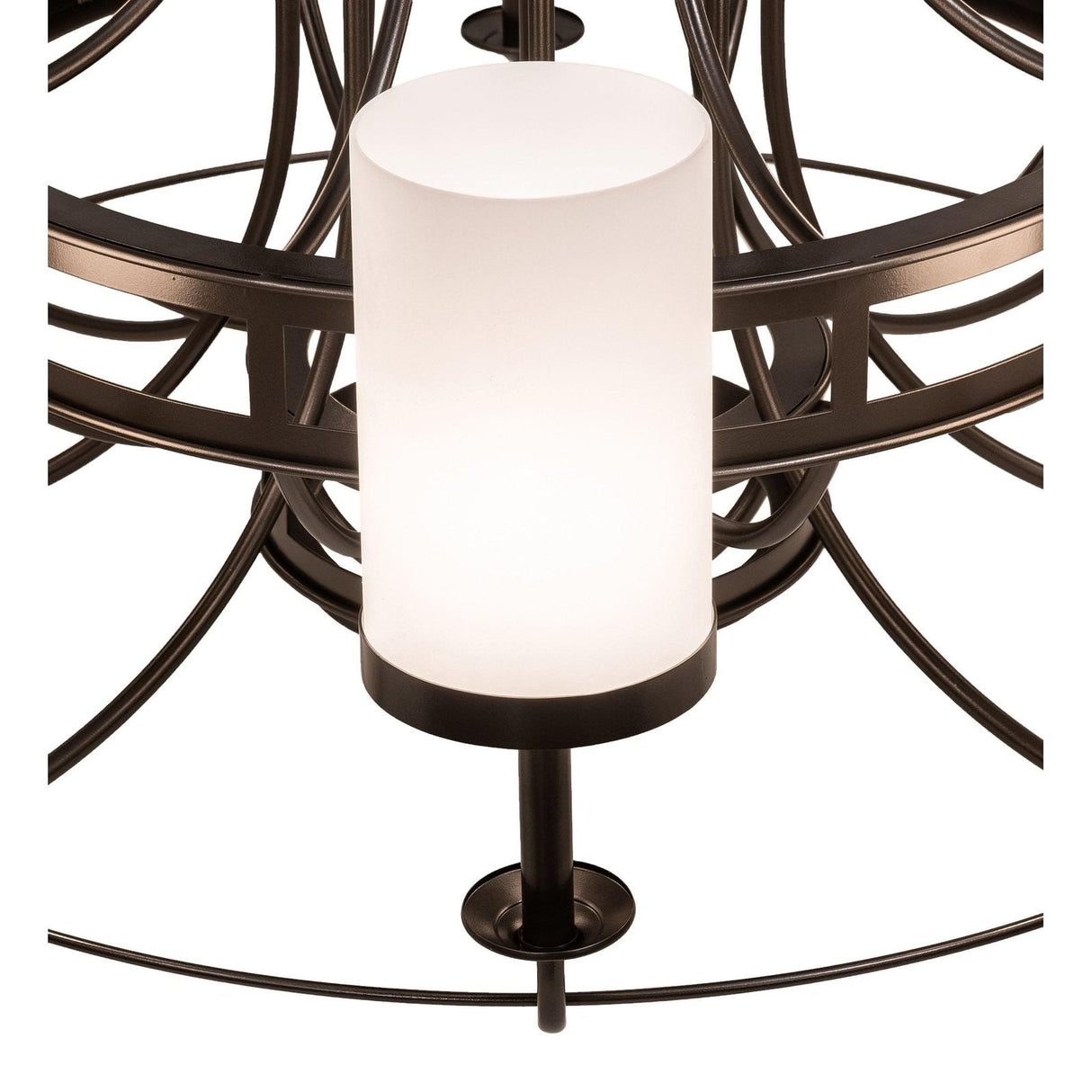 Meyda 46" Wide Saxony 8 Light Chandelier