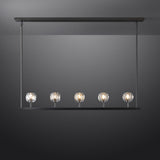 BOULA  DE Crystal Ball Linear Chandelier 48"