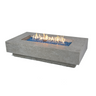 Elementi Plus - Riviera Rectangular Concrete Fire Pit Table - OFG415LG