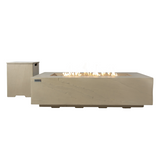 Elementi Plus - Colorado Rectangular Concrete Fire Pit Table - OFG410SY