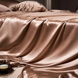 Royalis Rose Gold Luxury Pure Mulberry Silk Bedding Set