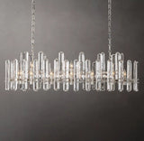 BONNINGTOD Crystal  Rectangle Chandelier 54"